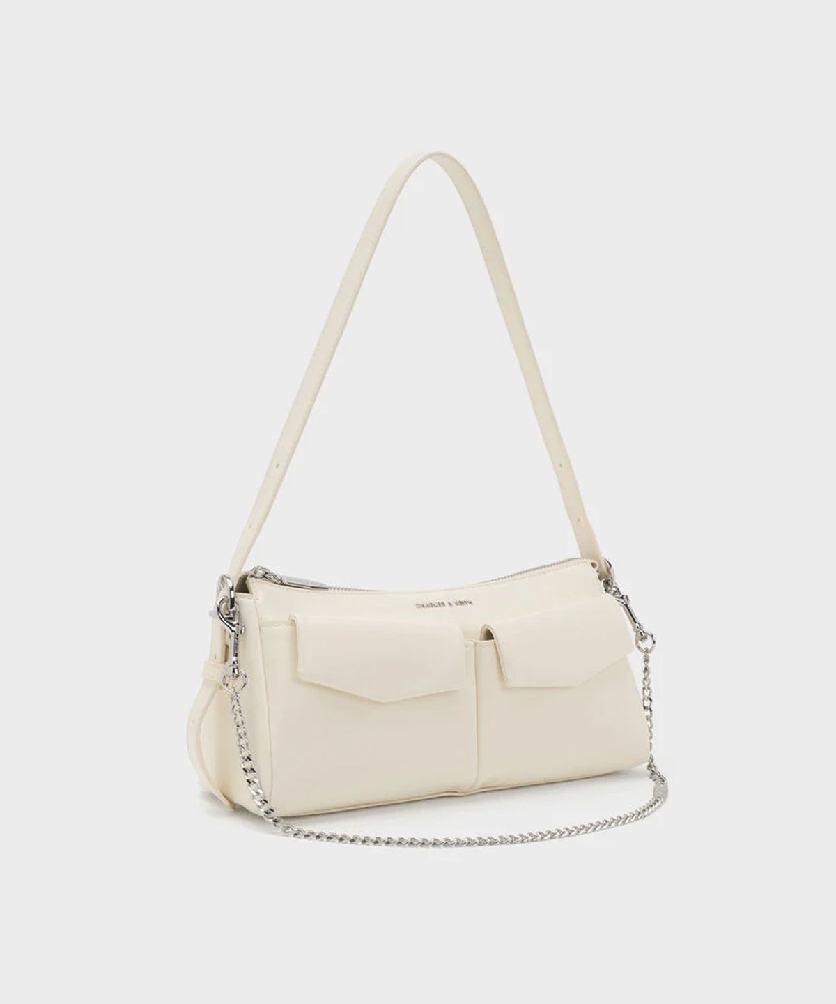 찰스앤키스(CHARLES & KEITH) 레이첼 이롱게이티드 프런트 포켓 체인핸들백 5colors CK2-20160191
