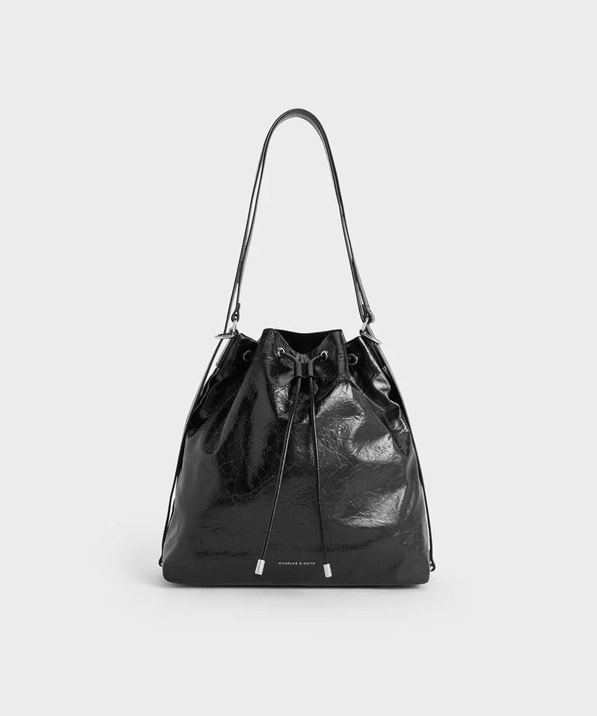 찰스앤키스(CHARLES & KEITH) 네바 투 웨이 버킷백 2colors CK2-10151393