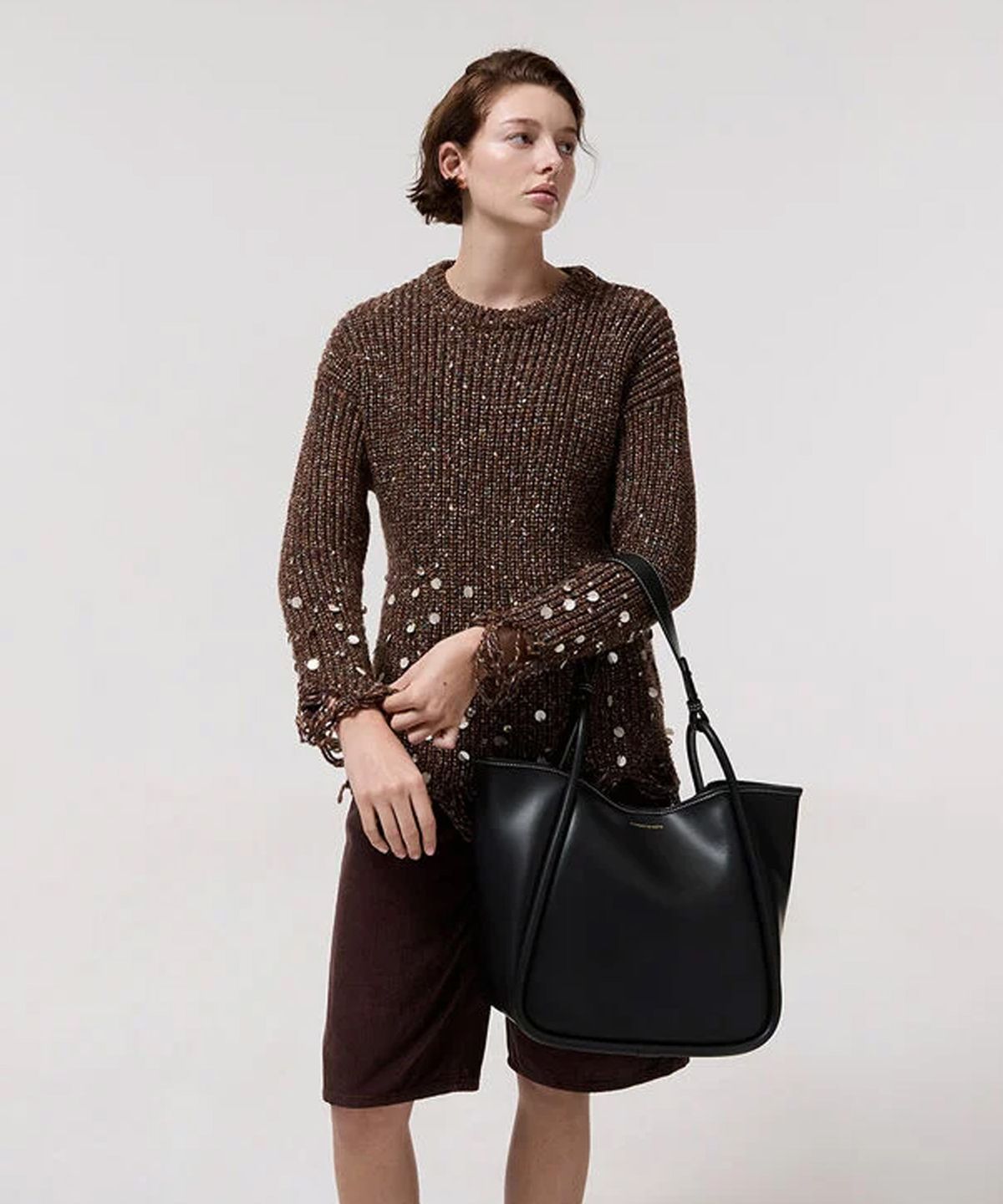 찰스앤키스(CHARLES & KEITH) 라일라 튜블러 슬라우치 토트백 3colors CK2-30781483