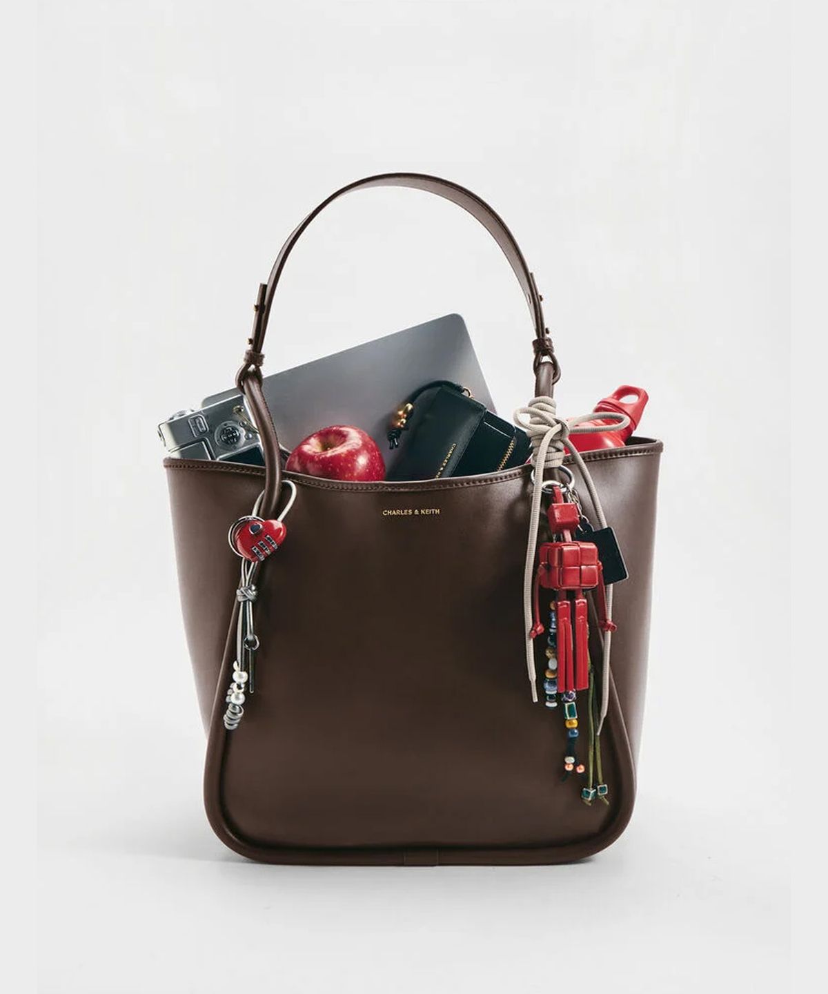 찰스앤키스(CHARLES & KEITH) 라일라 튜블러 슬라우치 토트백 3colors CK2-30781483