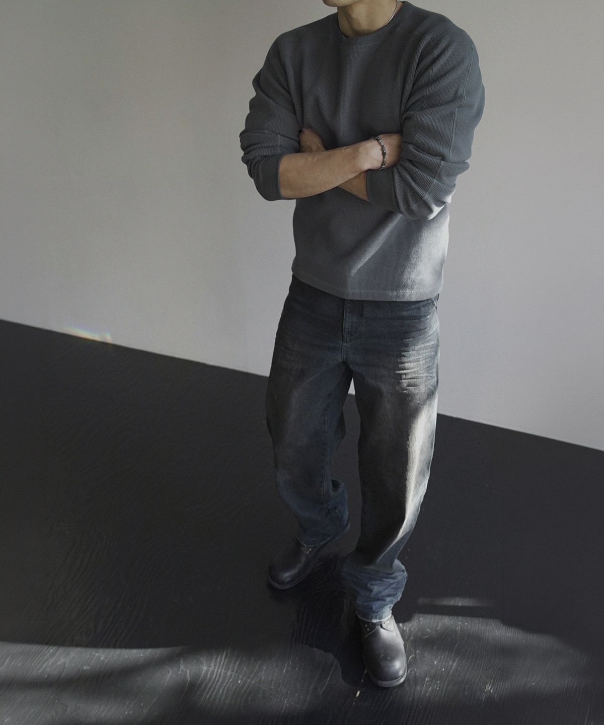 시도(SIIIIDO) JESSE WAFFLE T(BLUE)
