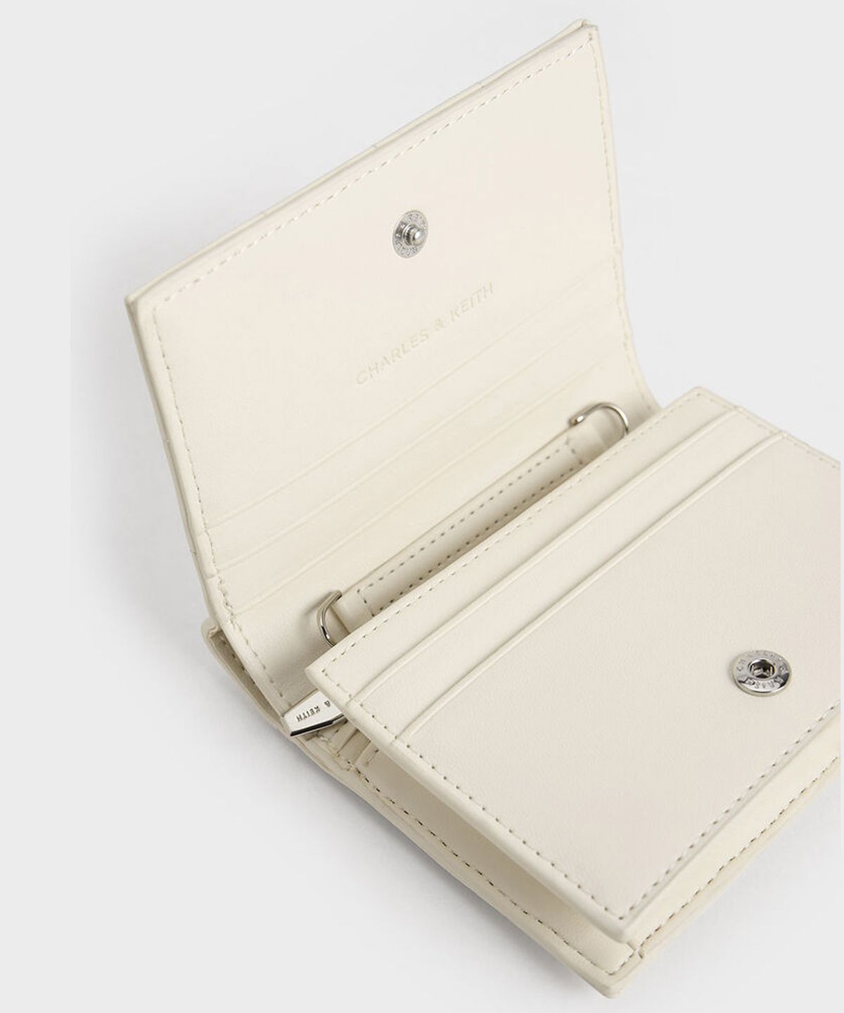 찰스앤키스(CHARLES & KEITH) 퀼티드 미니월렛 2colors CK6-10680910-1