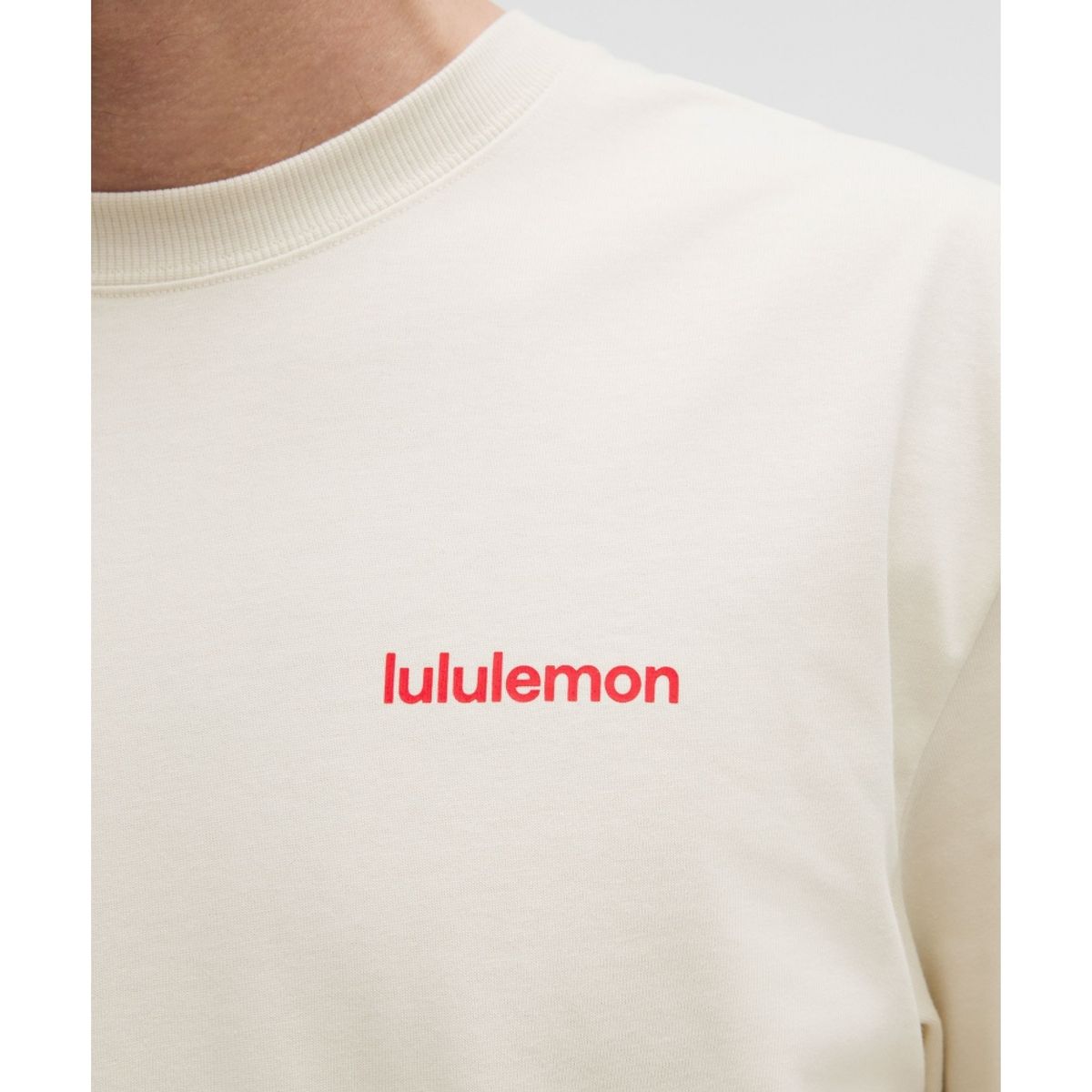 룰루레몬(LULULEMON) 헤비웨이트 코튼 저지 티셔츠 *워드마크  LTIV