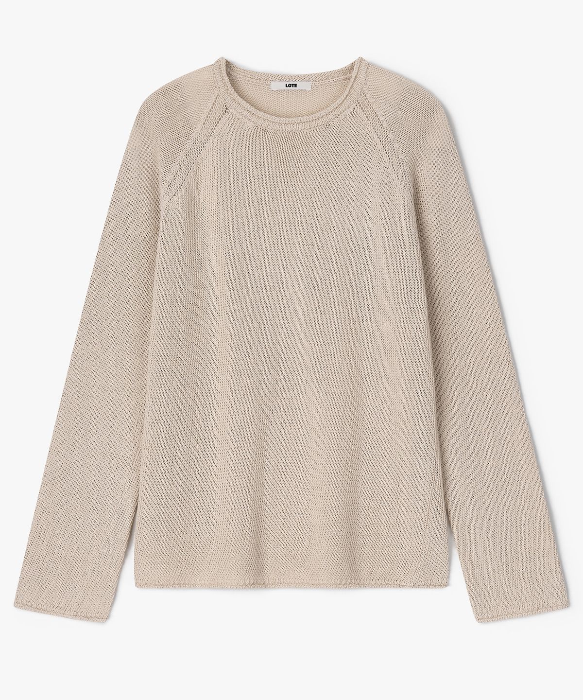 로트(LOTE) Paper Cotton Rolled Knit_3 Color