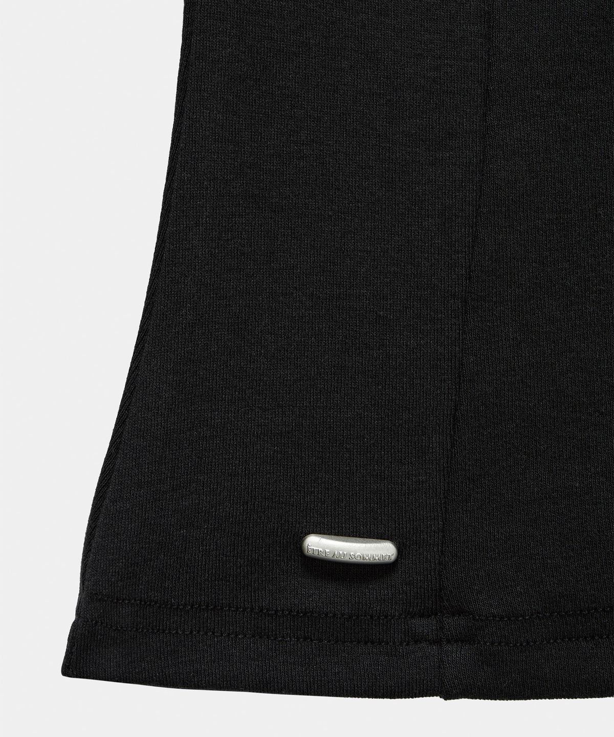 에트오소메(ETRE AU SOMMET) Shirring Eyelet Bolero Top (Black)