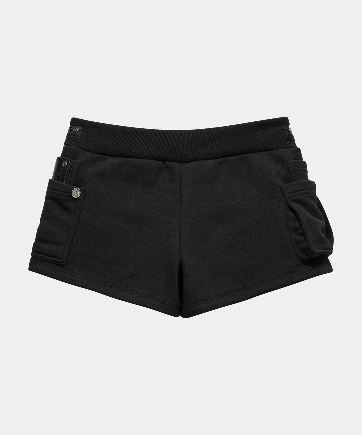 에트오소메(ETRE AU SOMMET) Two Zipper short pants (Black)