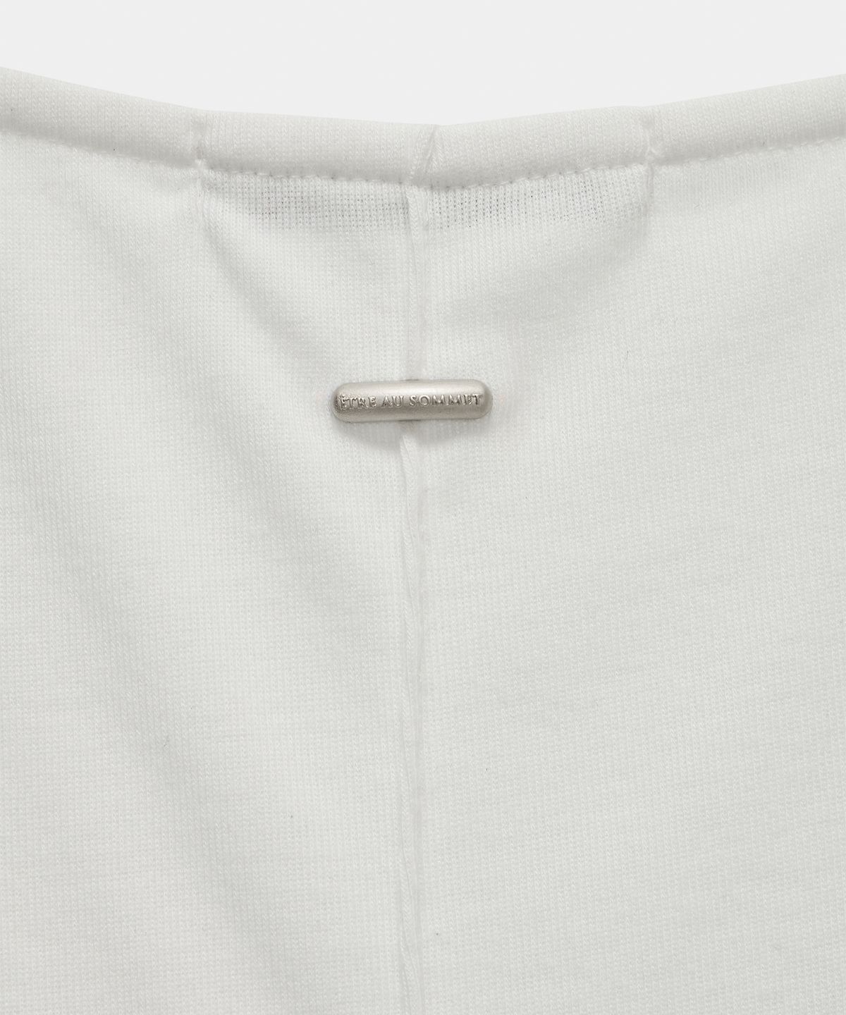 에트오소메(ETRE AU SOMMET) Layered Buckle Line Top (White)