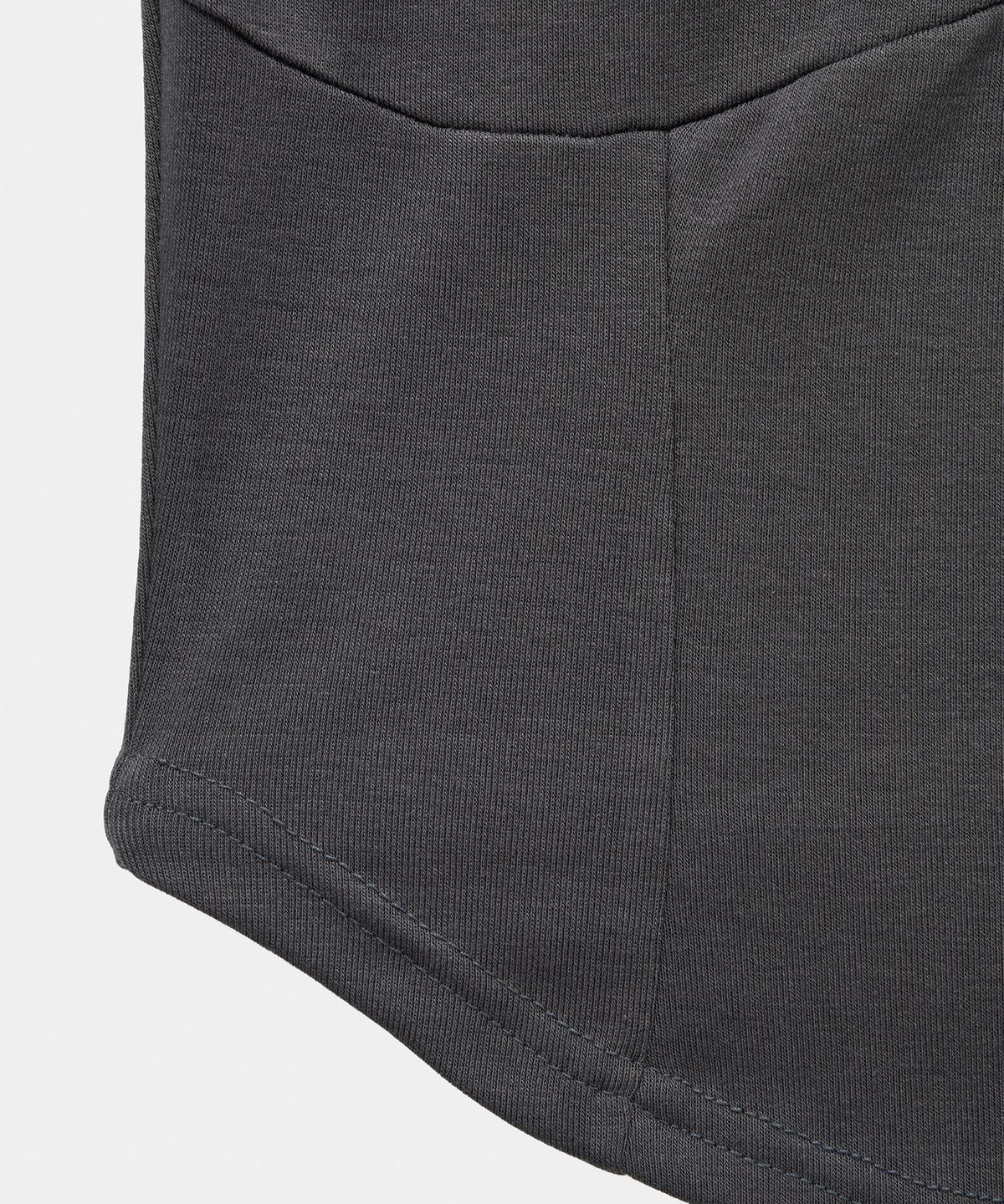 에트오소메(ETRE AU SOMMET) Layered Buckle Line Top (Charcoal)
