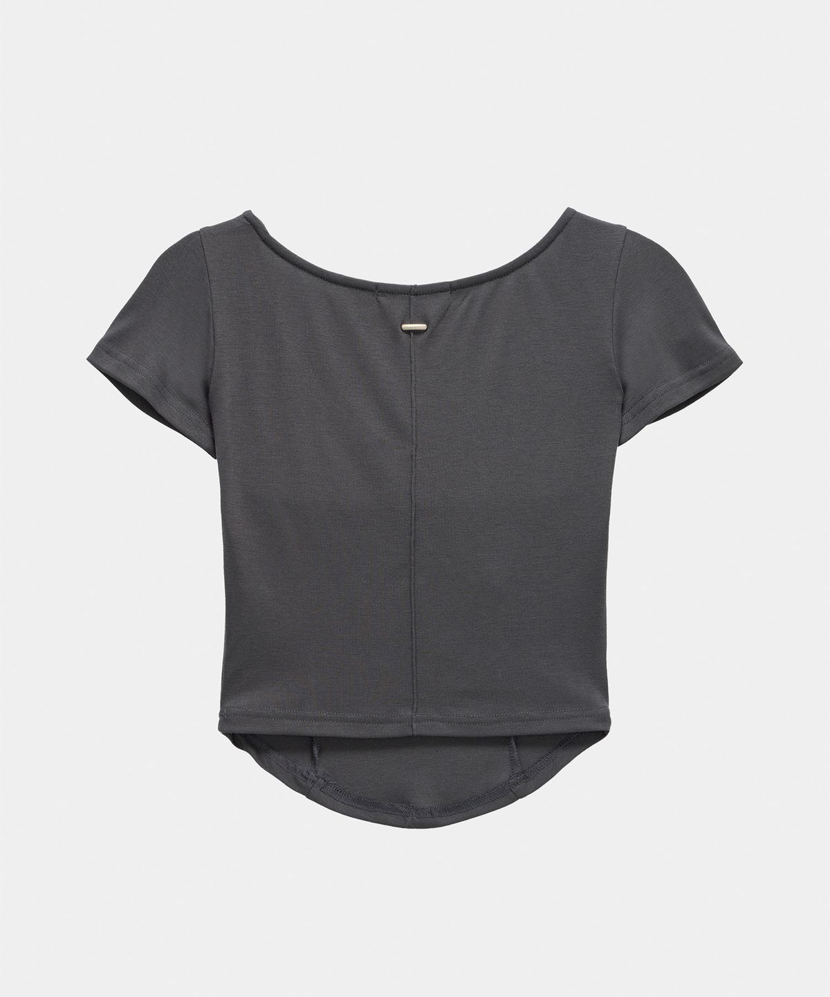 에트오소메(ETRE AU SOMMET) Layered Buckle Line Top (Charcoal)