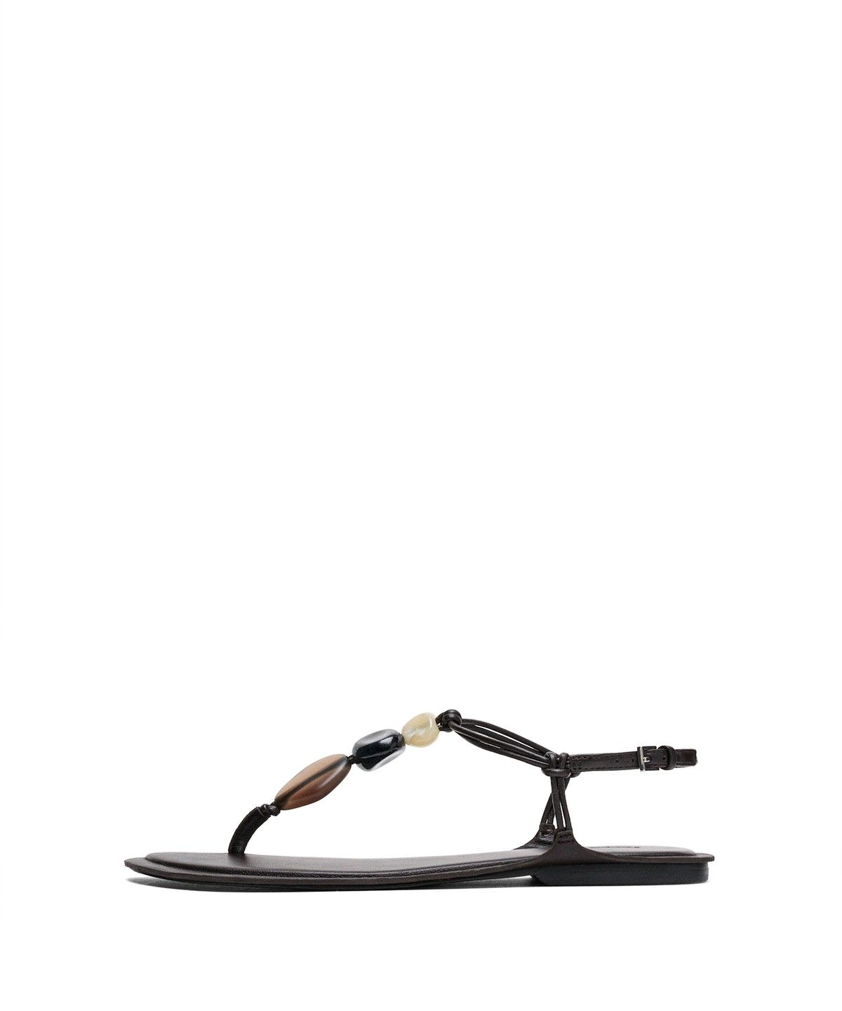 마시모두띠(MASSIMO DUTTI) 스톤 플랫 샌들
