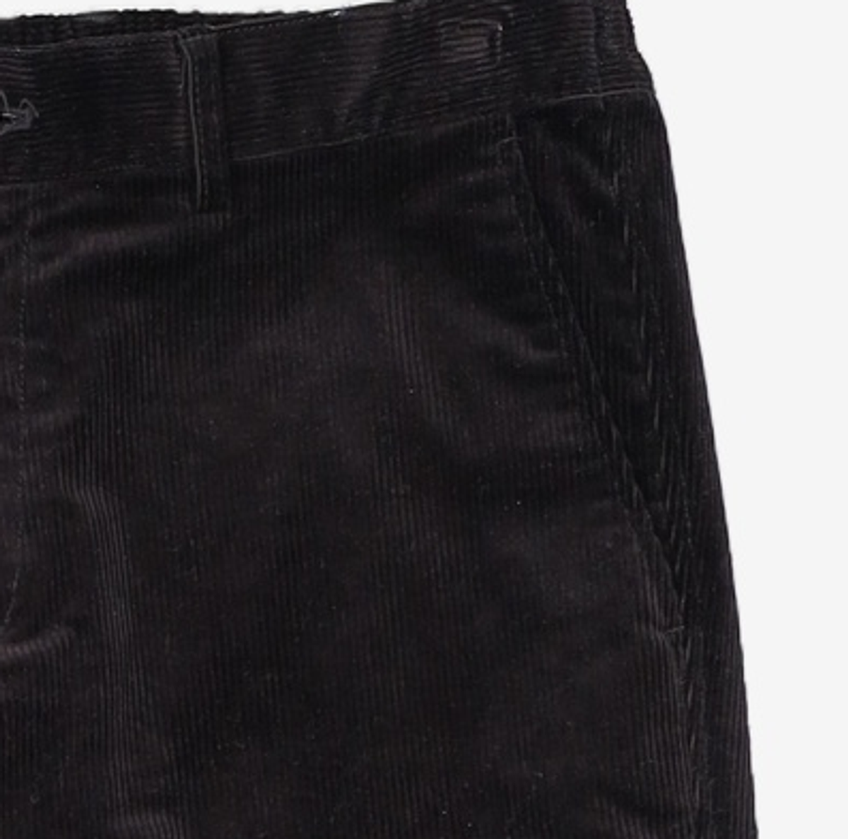 그루브라임(GROOVE RHYME) CORDUROY STRAIGHT PANTS (BLACK) [LRSWCPA911M] XL