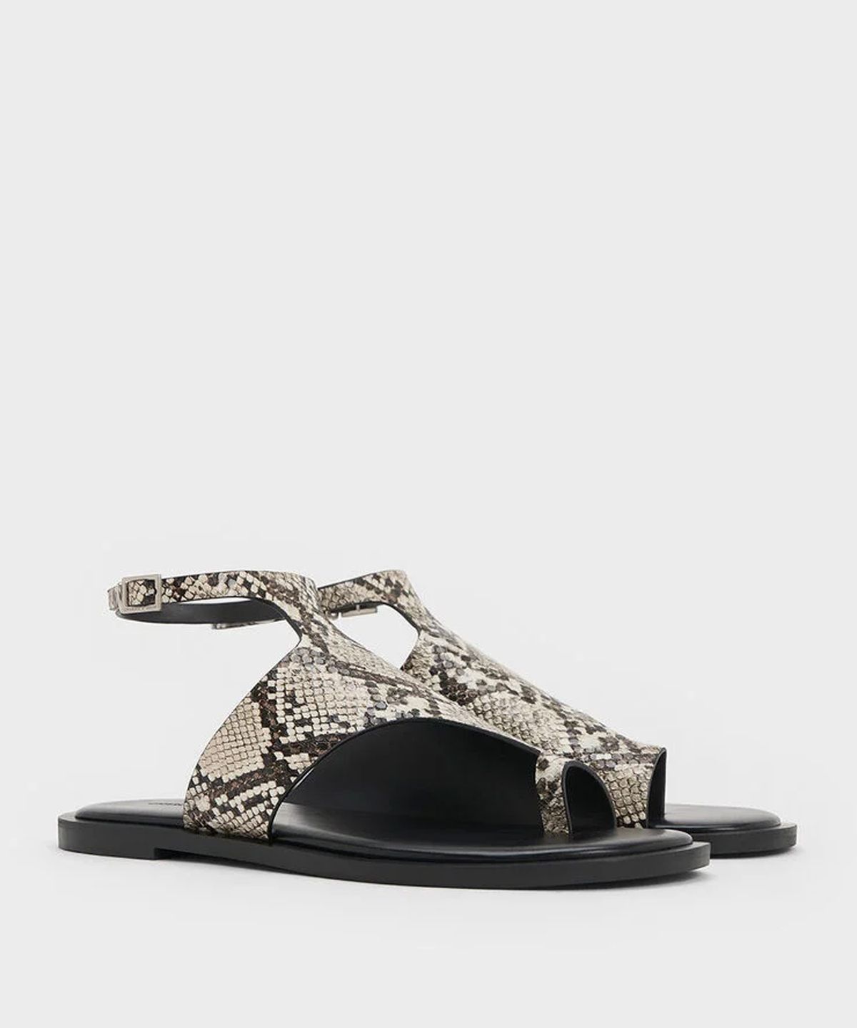 찰스앤키스(CHARLES & KEITH) 앵클-스트랩 토-링 샌들 2colors CK1-70060651