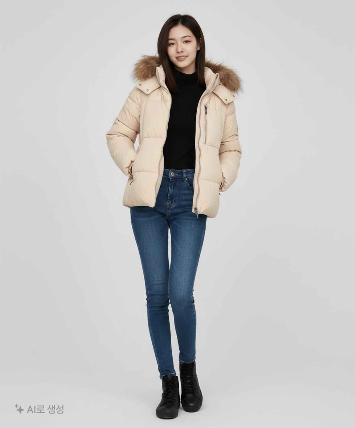 지프(JEEP) 숏 패딩/숏 헤비 아우터 S