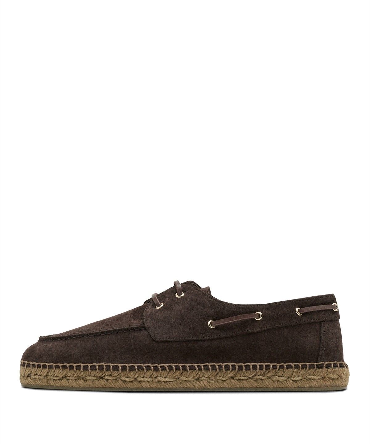 마시모두띠(MASSIMO DUTTI) 주트 밑창 보트 슈즈