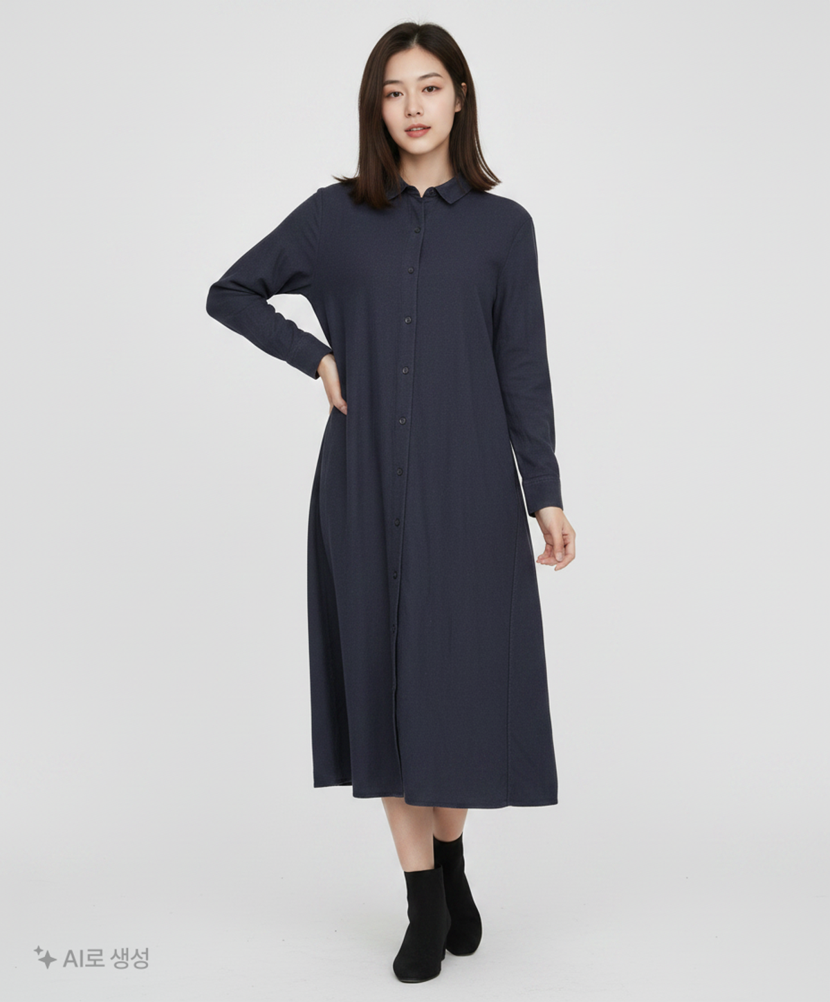 무인양품(MUJI) 미디 원피스 M