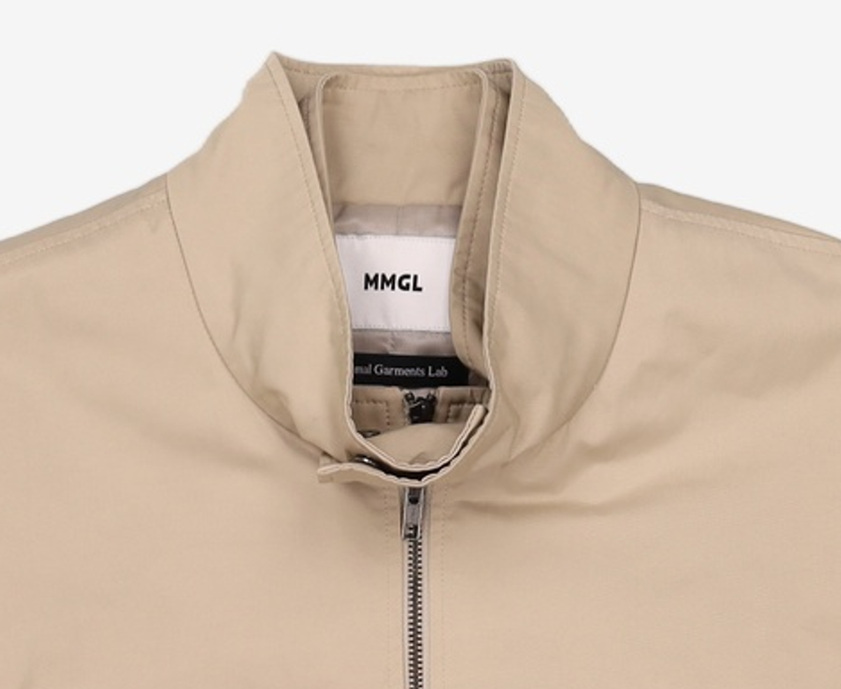 엠엠지엘(MMGL) LAYERED HARRINGTON JACKET (BEIGE) 4