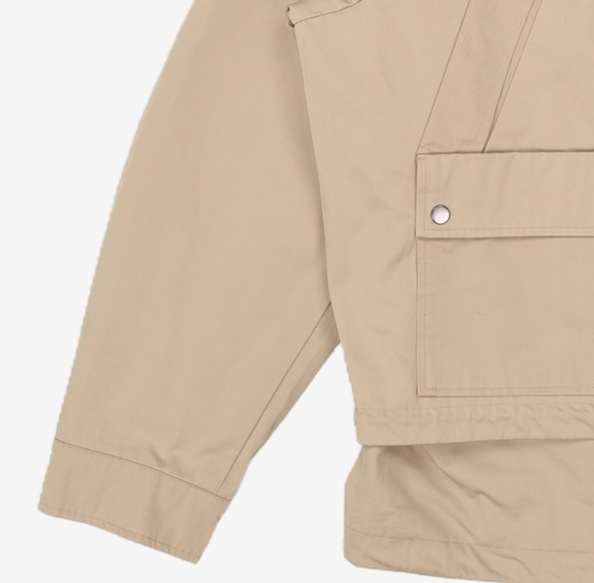 엠엠지엘(MMGL) LAYERED HARRINGTON JACKET (BEIGE) 4