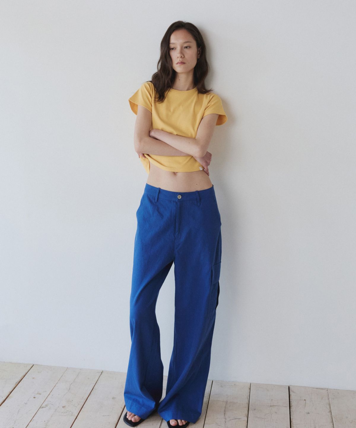 이어닝(YEARNING) EASY CARPENTER PANTS, BLUE
