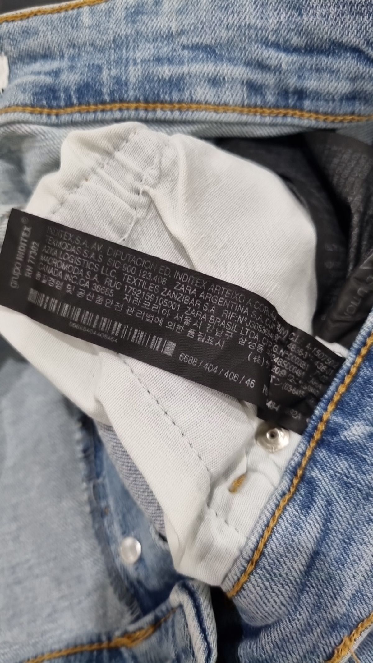 자라(ZARA) 청/데님 팬츠 46