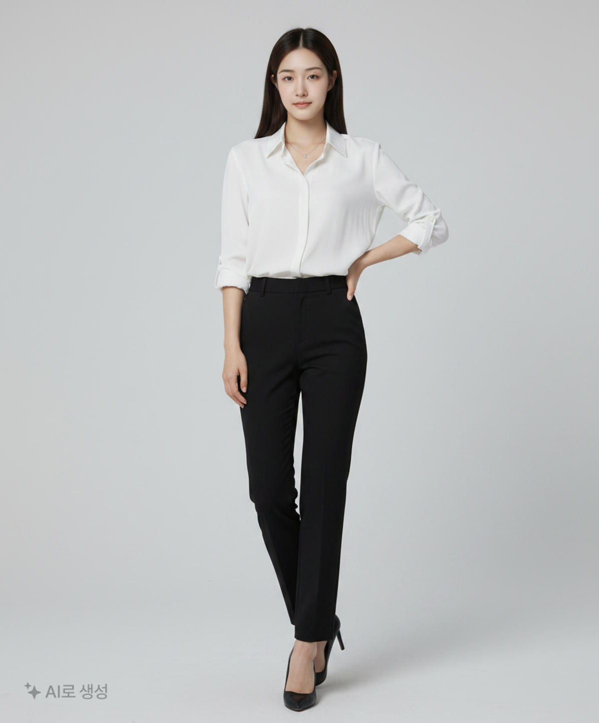 로렐(LAUREL) 캐주얼 셔츠 85_92_160