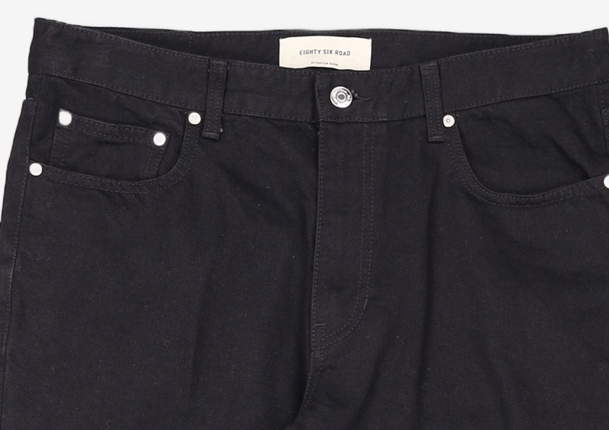 86로드(86ROAD) DUSKY BLACK CHIP / CROP TAPERED 34