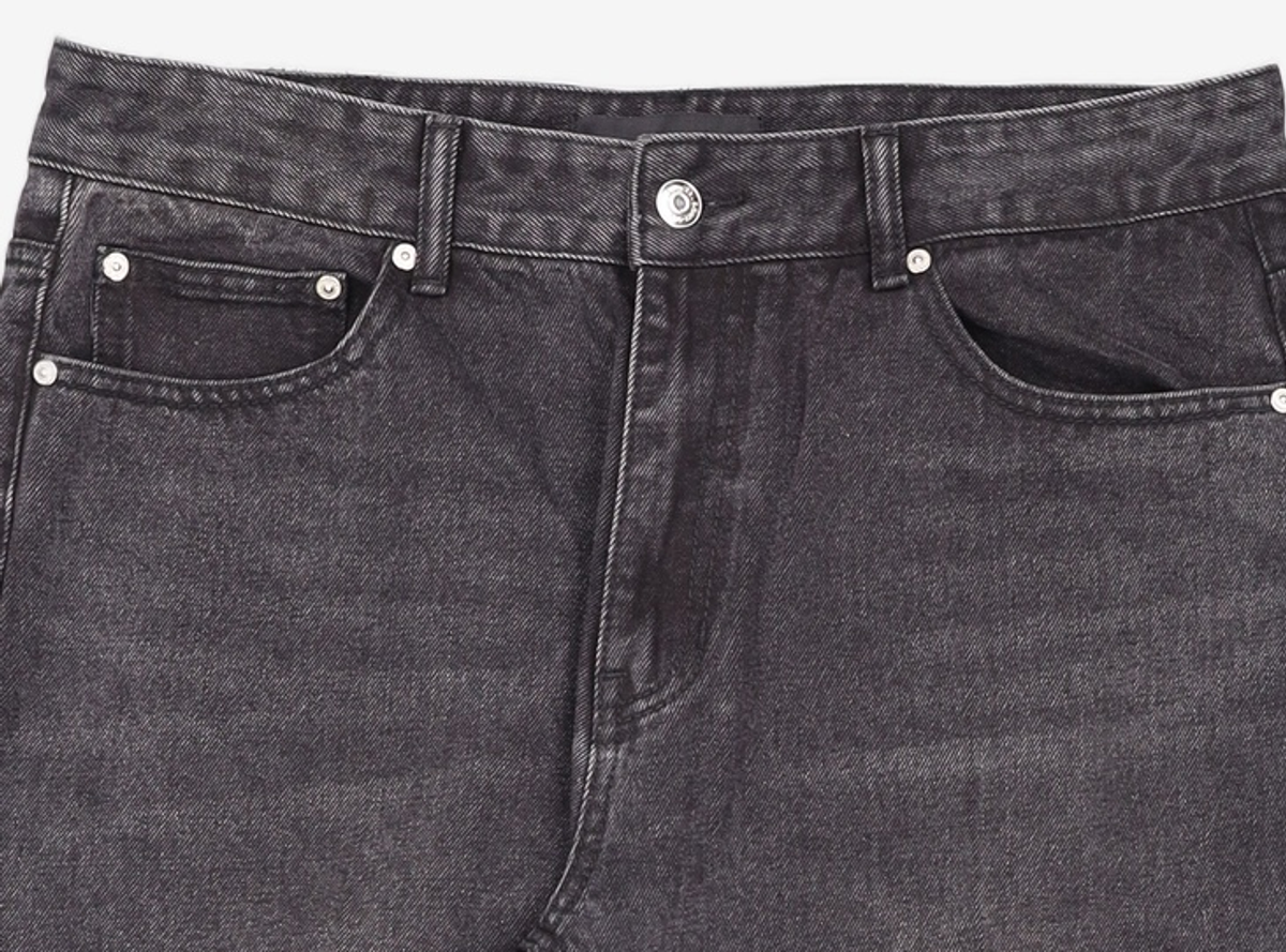 86로드(86ROAD) BLACK NORMAL CHIP / CROP TAPERED 34