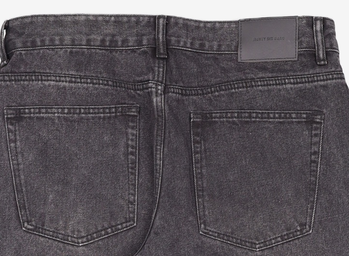 86로드(86ROAD) BLACK NORMAL CHIP / CROP TAPERED 34