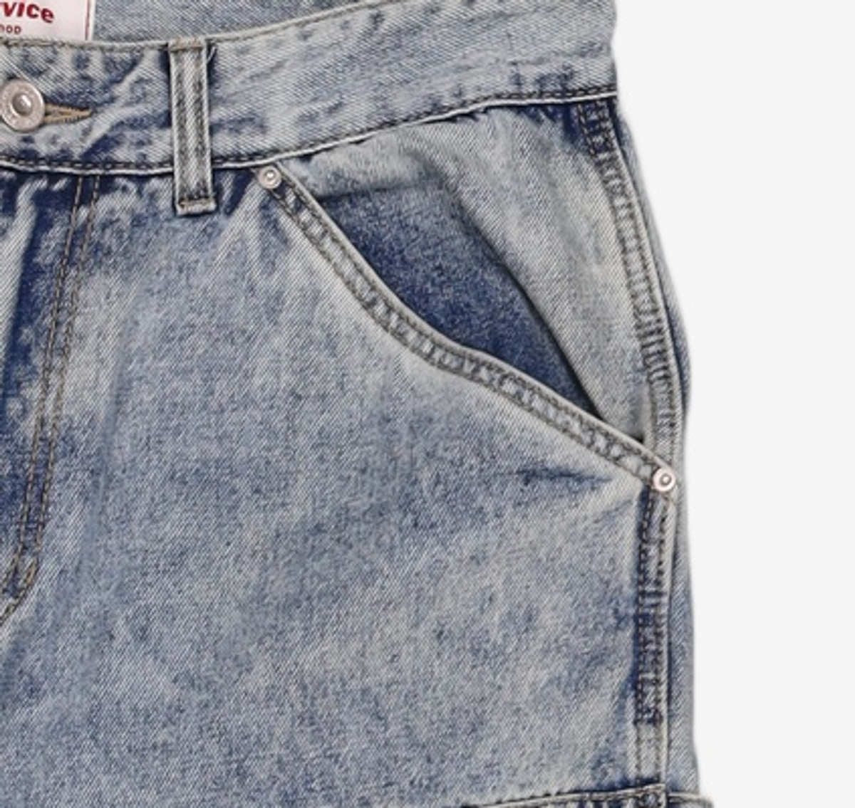 이스트서비스샵(eastserviceshop) Carpenter Service Denim Pants - Indigo 48