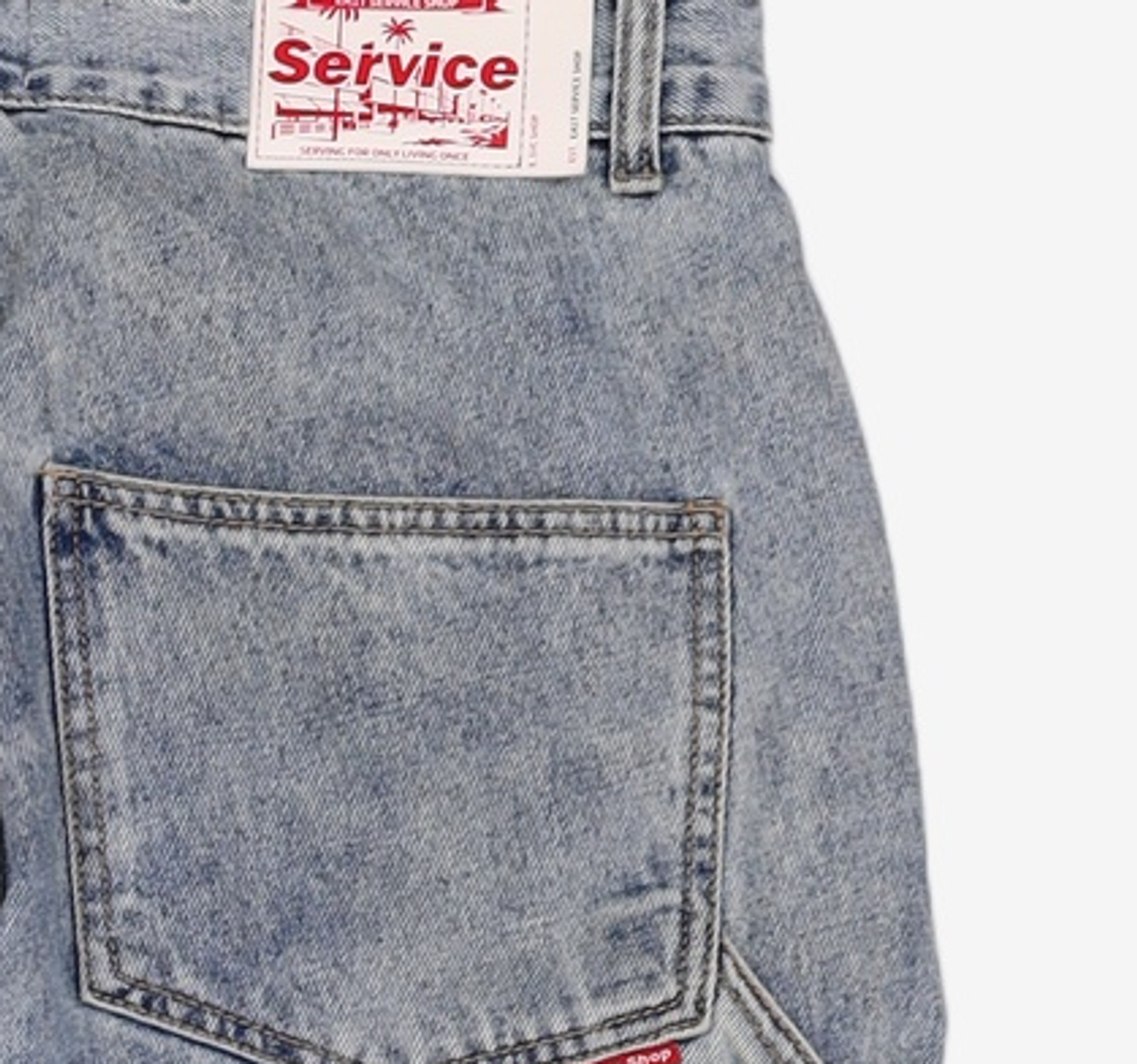 이스트서비스샵(eastserviceshop) Carpenter Service Denim Pants - Indigo 48