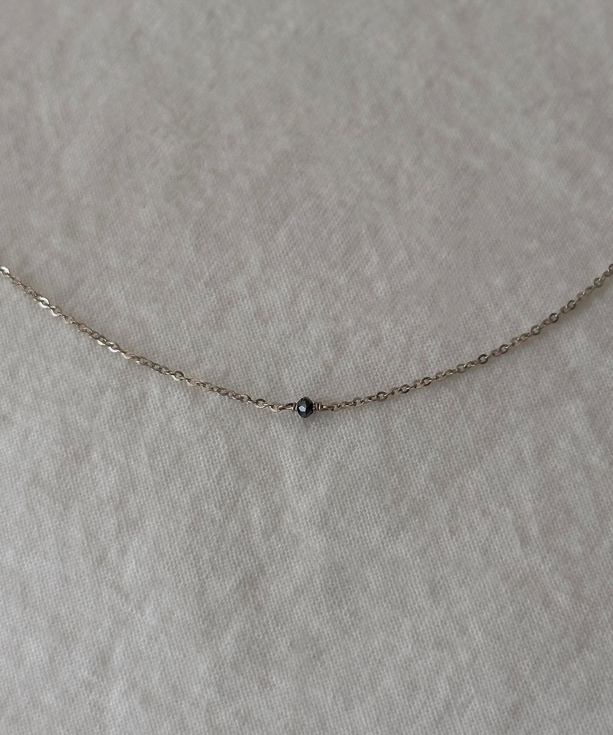 파예(FAYE) 14k Black diamond necklace