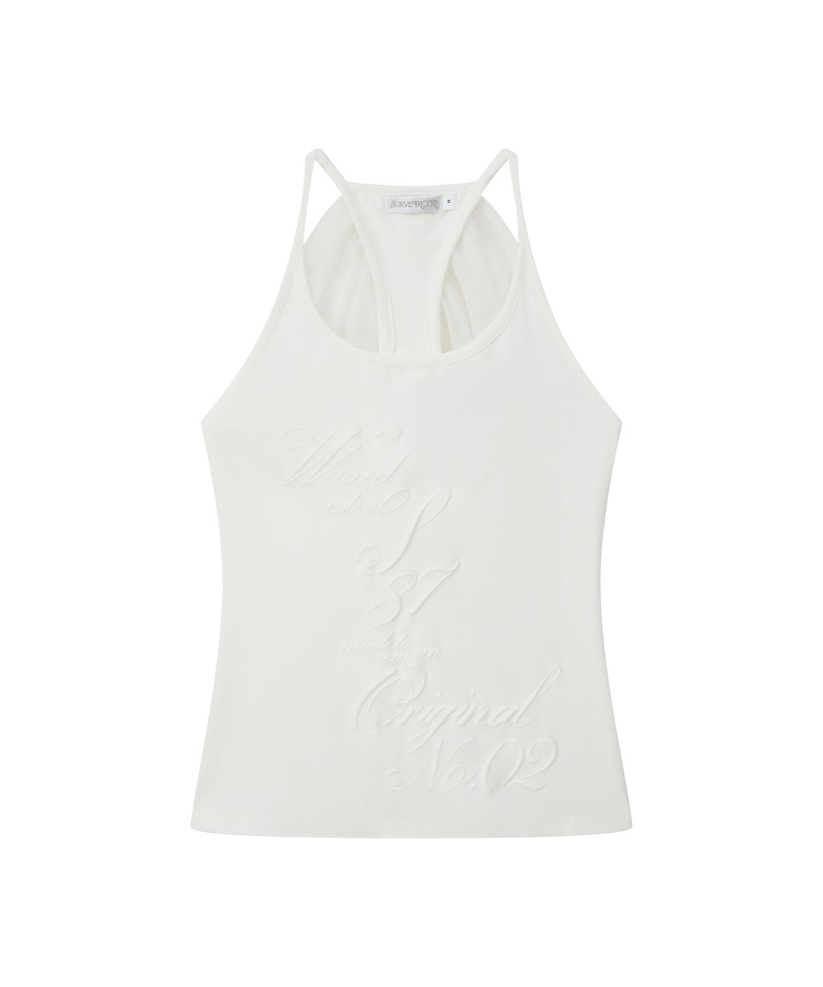 소르베룸(SORVETROOM) Embossed Frill Sleeveless