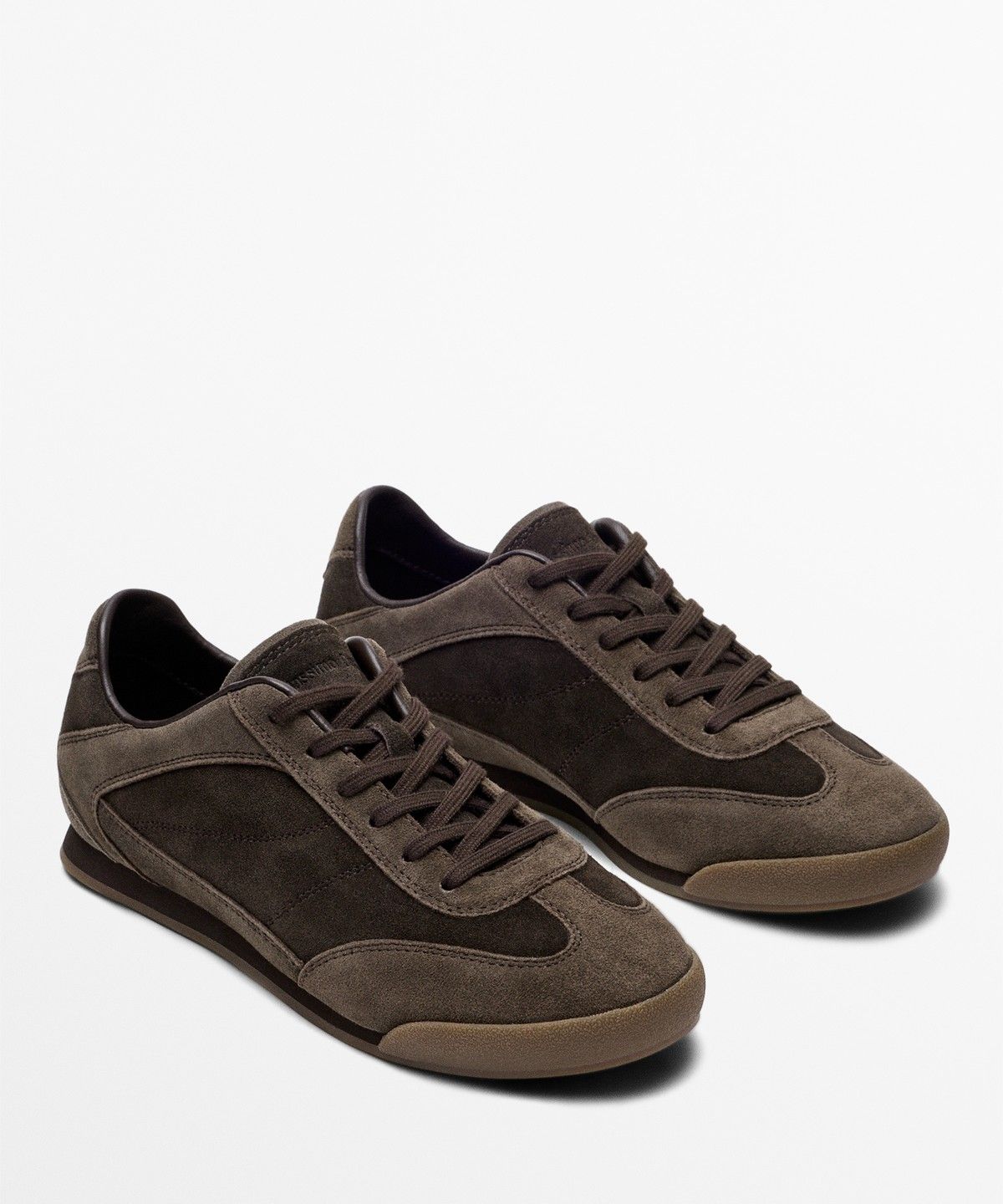 마시모두띠(MASSIMO DUTTI) 가죽 콤비 스니커즈