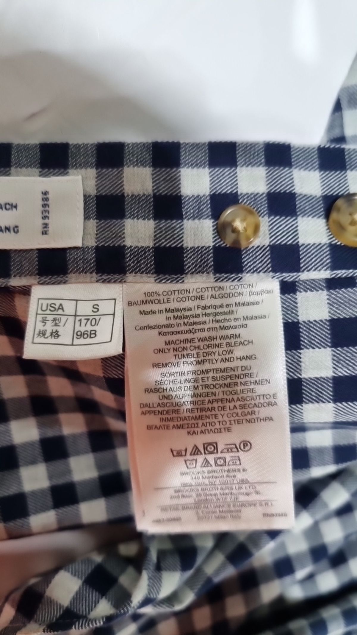 브룩스 브라더스(BROOKS BROTHERS) 캐주얼 셔츠 S