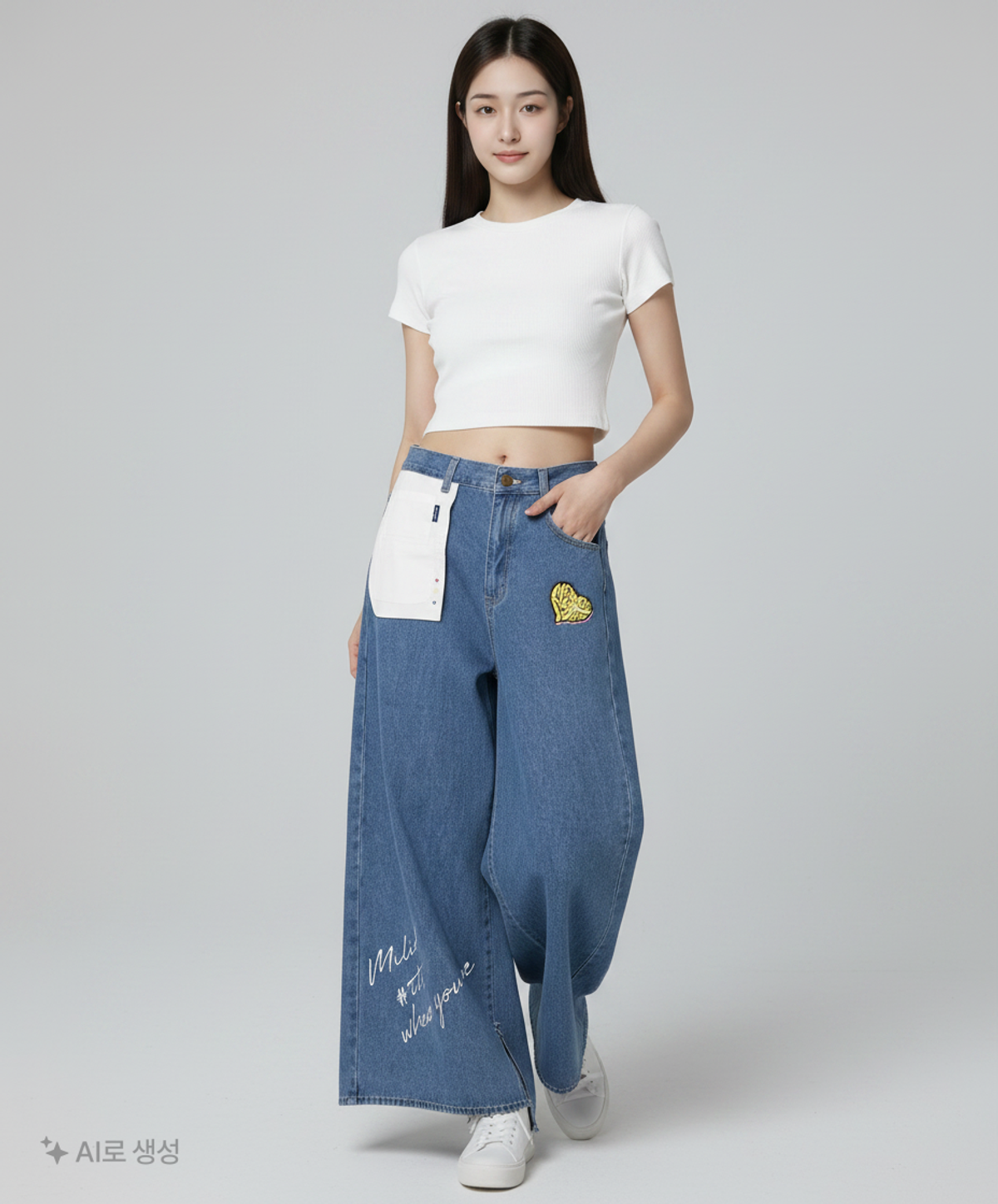 밀리우(MILIEUX) 롱스커트 XL