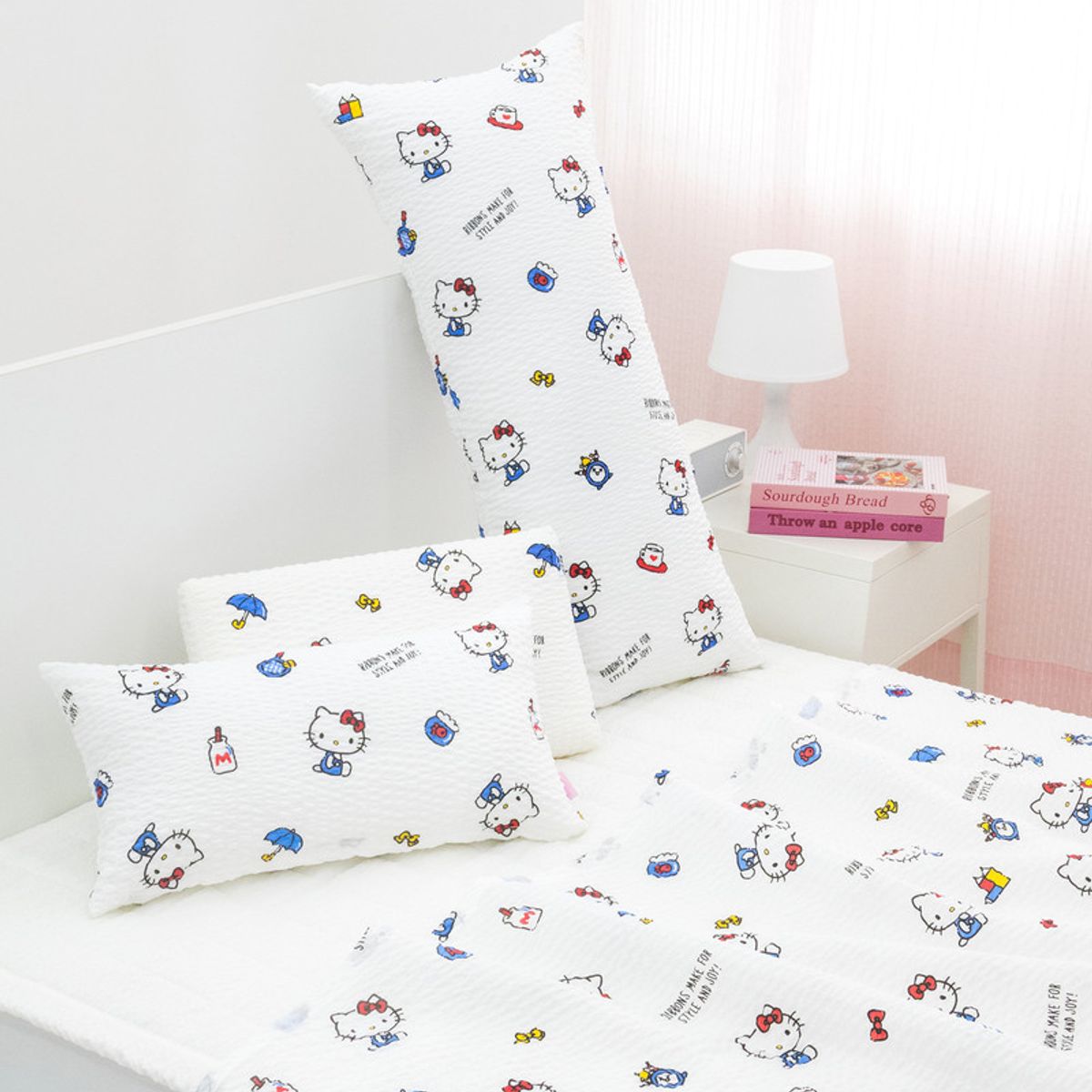 나라홈데코(NARAHOMEDECO) 산리오 헬로키티 리플홑이불 조이