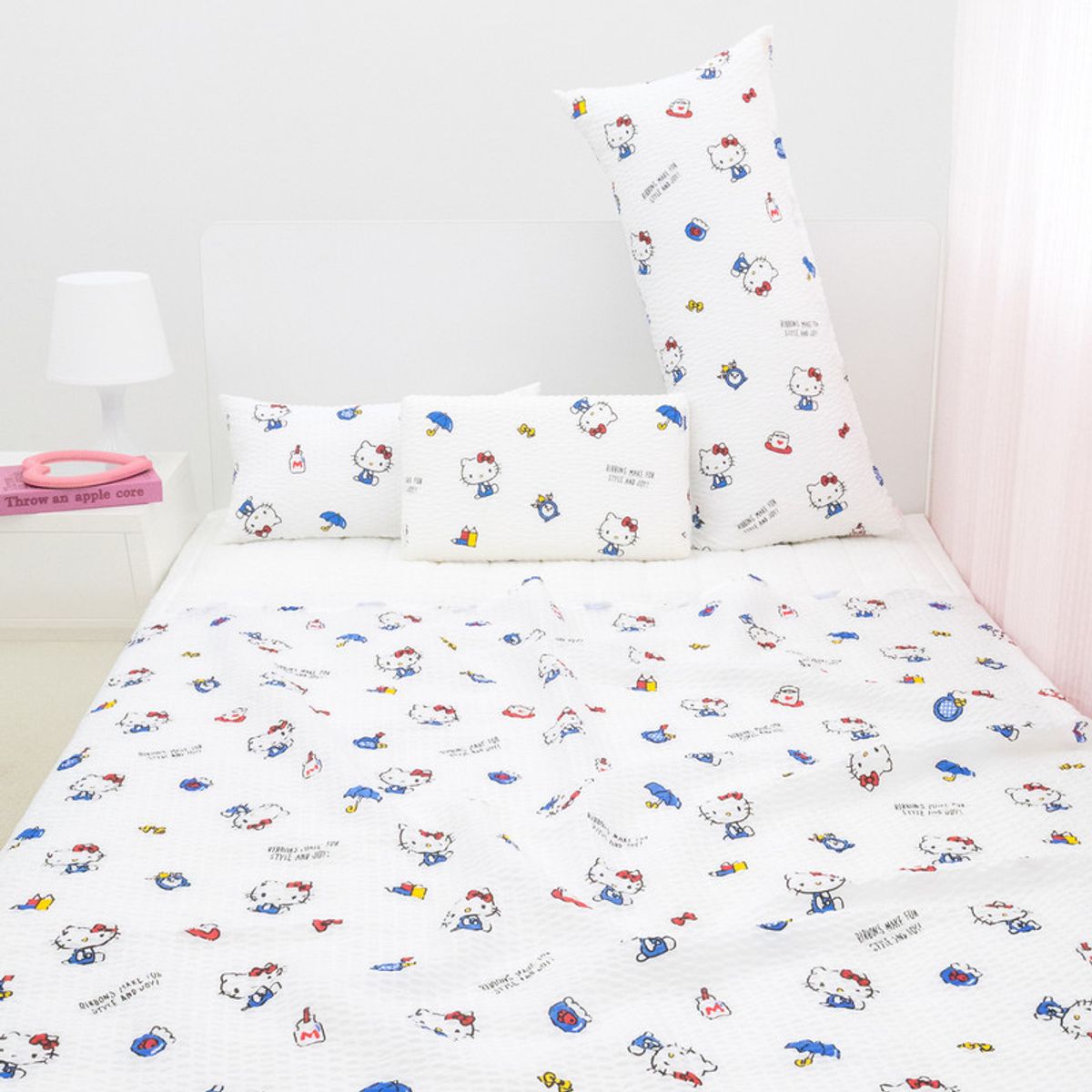 나라홈데코(NARAHOMEDECO) 산리오 헬로키티 리플홑이불 조이