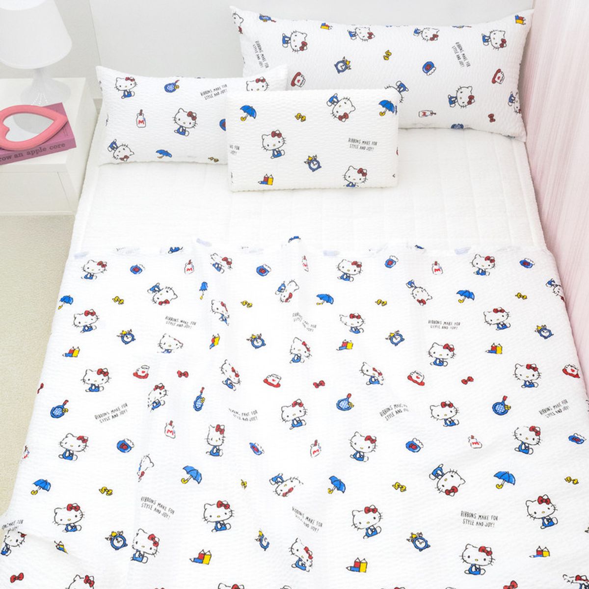 나라홈데코(NARAHOMEDECO) 산리오 헬로키티 리플홑이불 조이