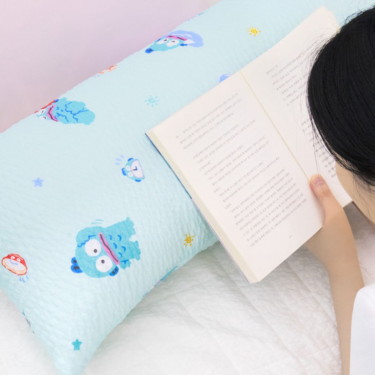 나라홈데코(NARAHOMEDECO) 산리오 한교동 리플사각바디필로우 프렌즈