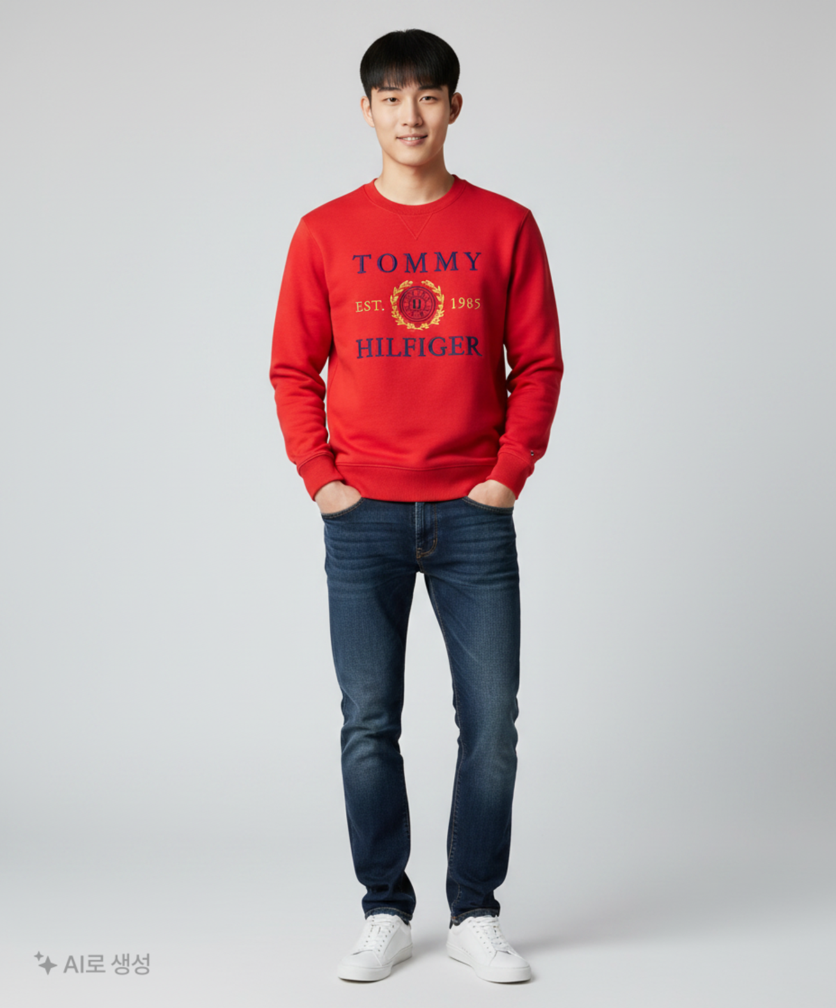 타미힐피거(TOMMY HILFIGER) 맨투맨/스웨트셔츠 S