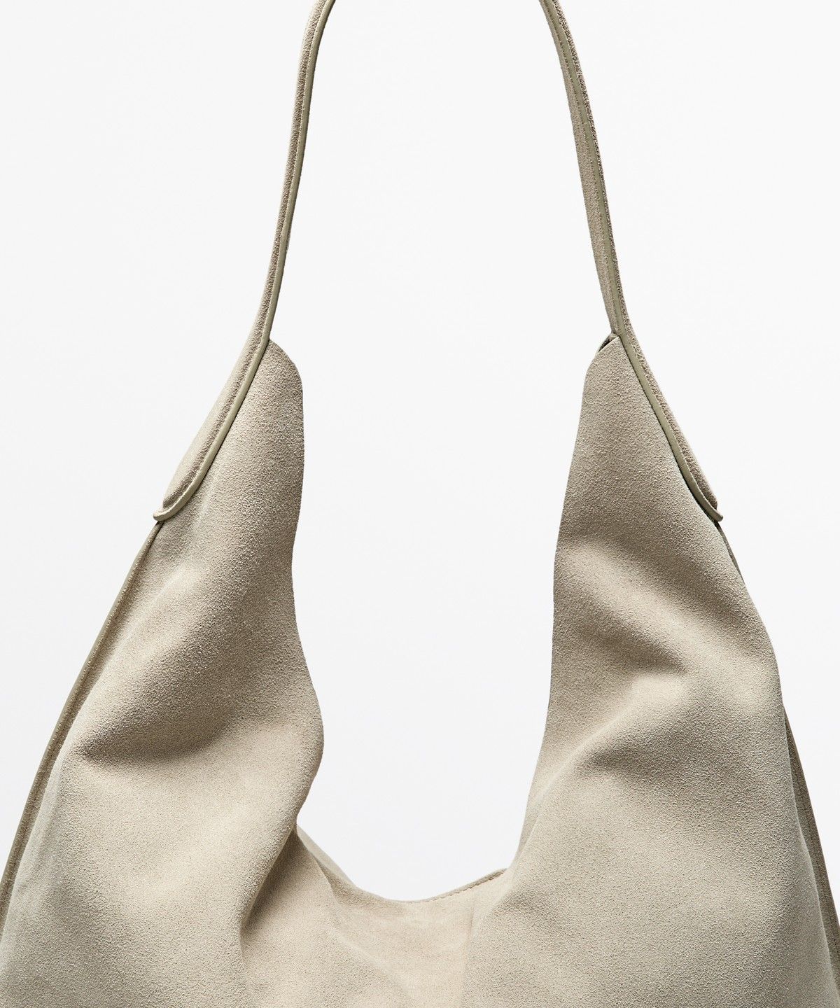 마시모두띠(MASSIMO DUTTI) 스플릿 스웨이드 맥시 숄더백