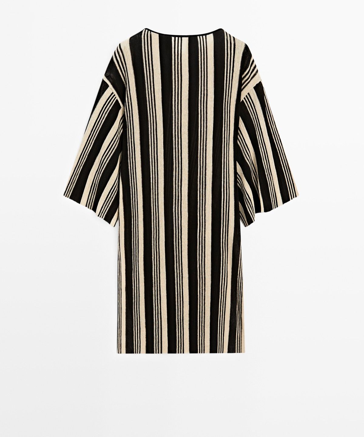 마시모두띠(MASSIMO DUTTI) 스트라이프 카프탄 니트 스웨터