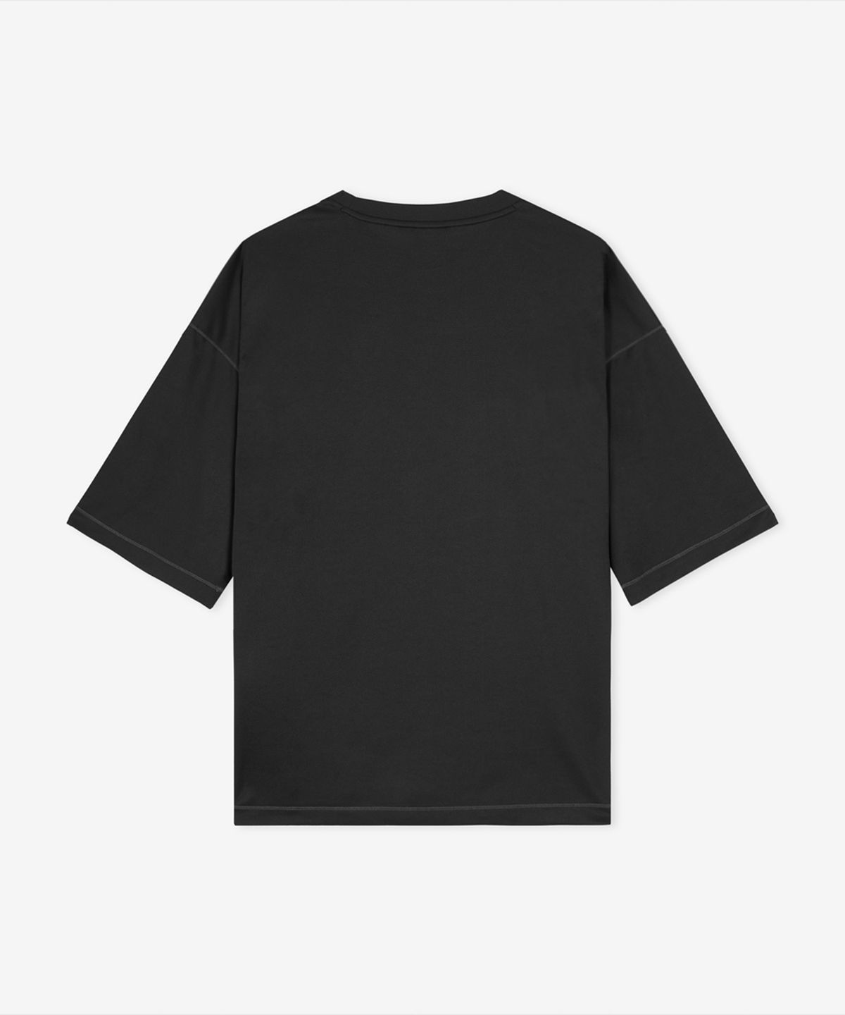 뉴발란스(NEW BALANCE) NBNEGCA053 / UNI 머슬핏 오버 반팔티 (BLACK)