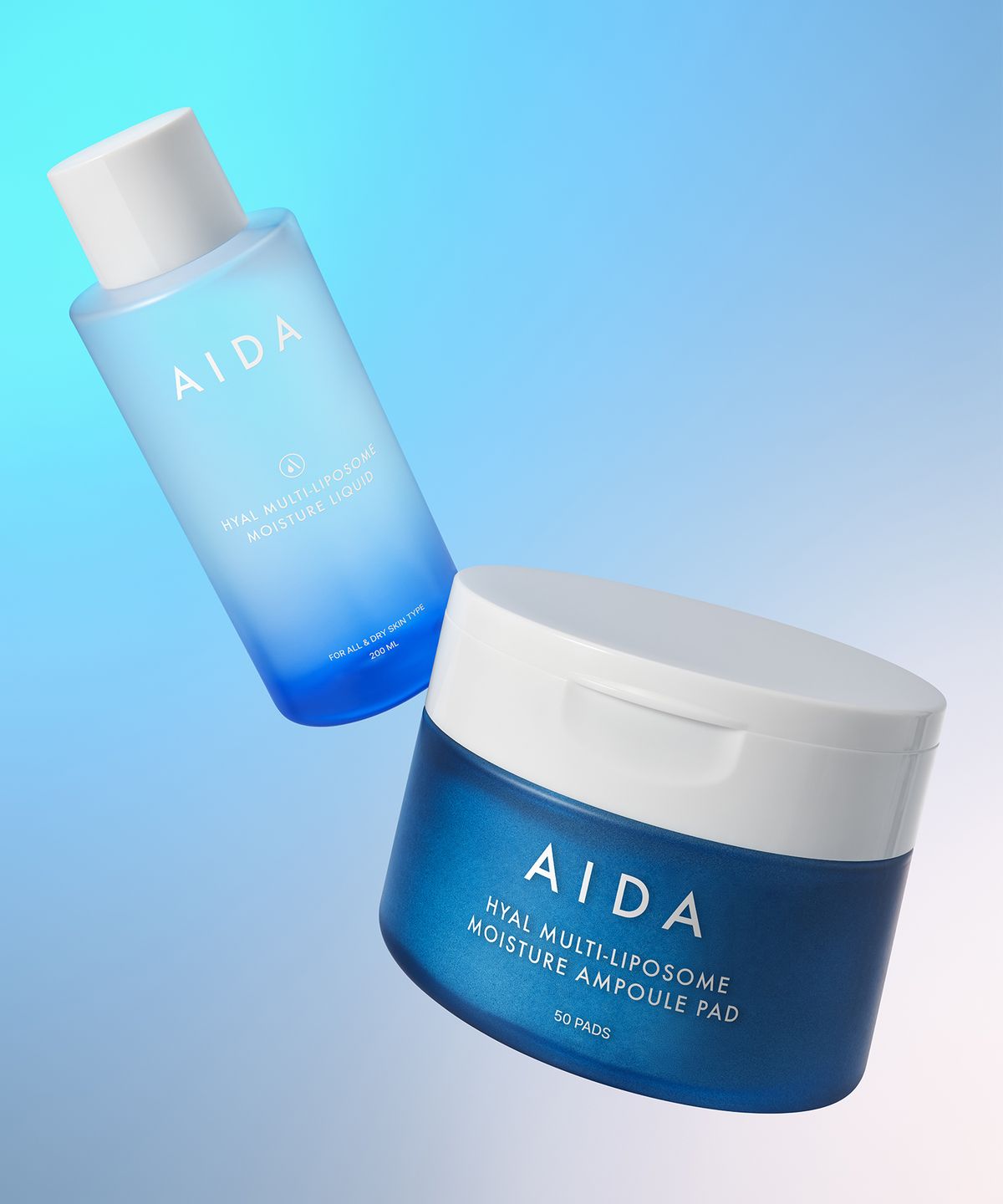 아이다 코스메틱(AIDA COSMETIC) [SET] 히알 멀티-리포좀 모이스처 앰플 패드 키트 X 2개 (+패드리필 30매 증정)