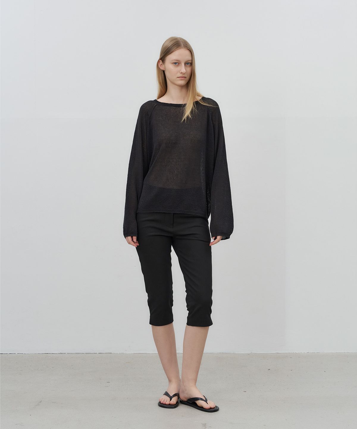 로트(LOTE) Linen Fluid Raglan Knit_2 Color
