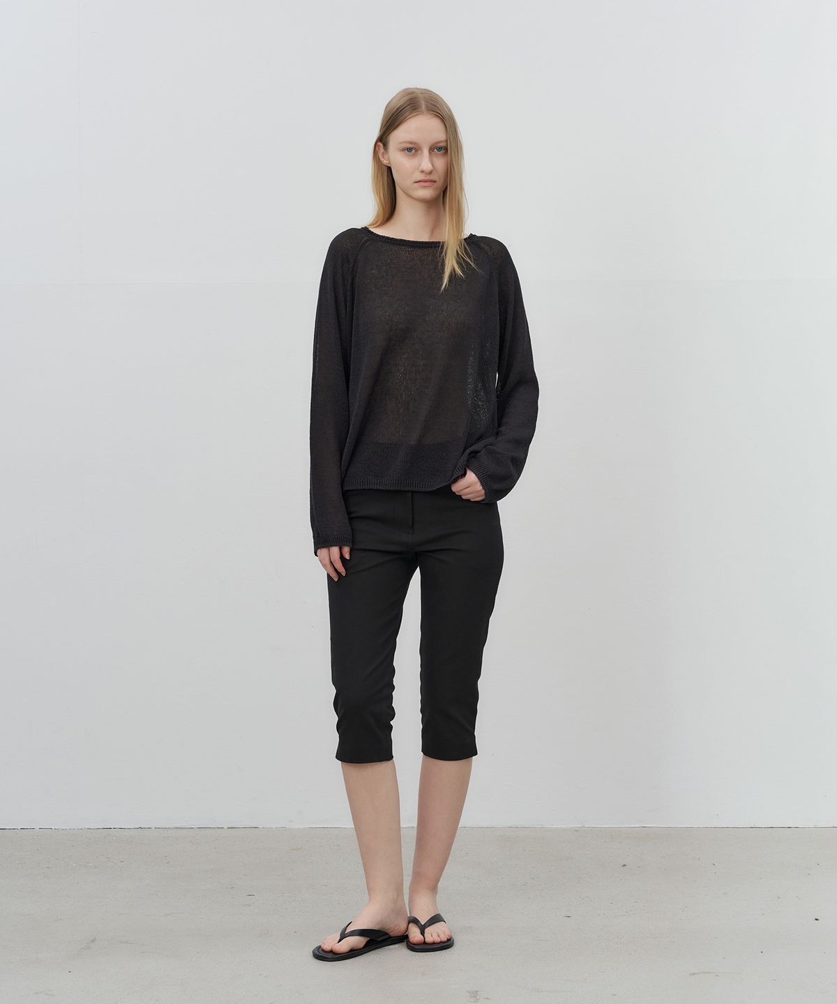 로트(LOTE) Linen Fluid Raglan Knit_2 Color