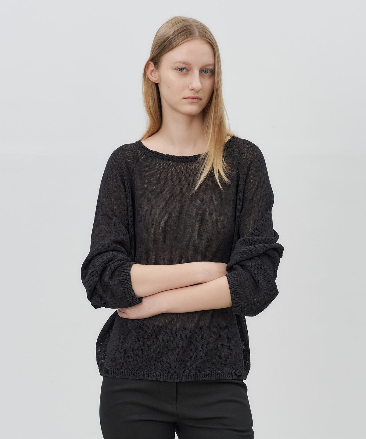 로트(LOTE) Linen Fluid Raglan Knit_2 Color