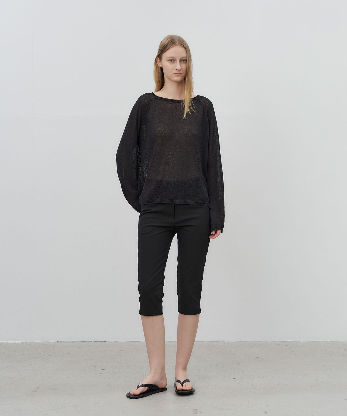 로트(LOTE) Linen Fluid Raglan Knit_2 Color