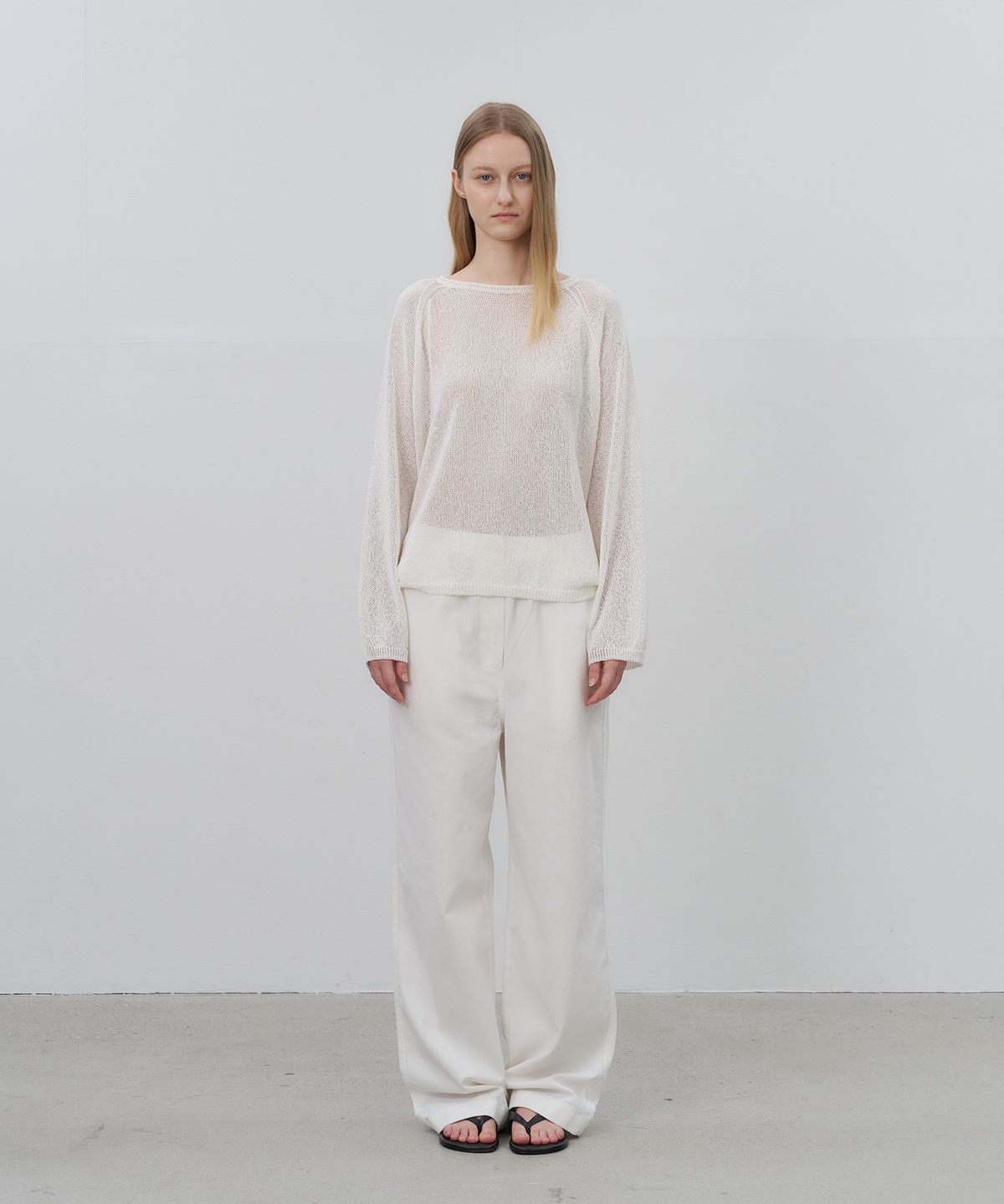 로트(LOTE) Linen Fluid Raglan Knit_2 Color