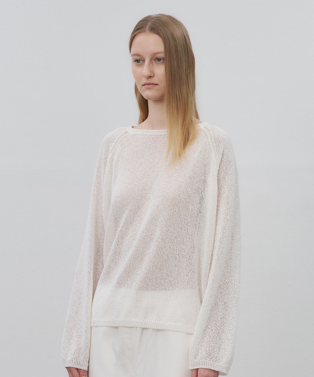 로트(LOTE) Linen Fluid Raglan Knit_2 Color