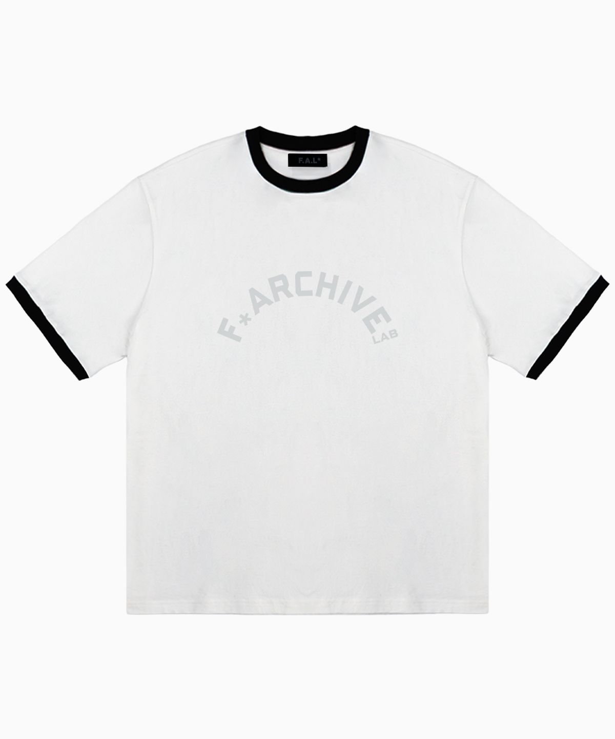 프론트아카이브랩(FRONT ARCHIVE LAB) ARCH 헤비웨이트 링거 반팔 티셔츠 [화이트]